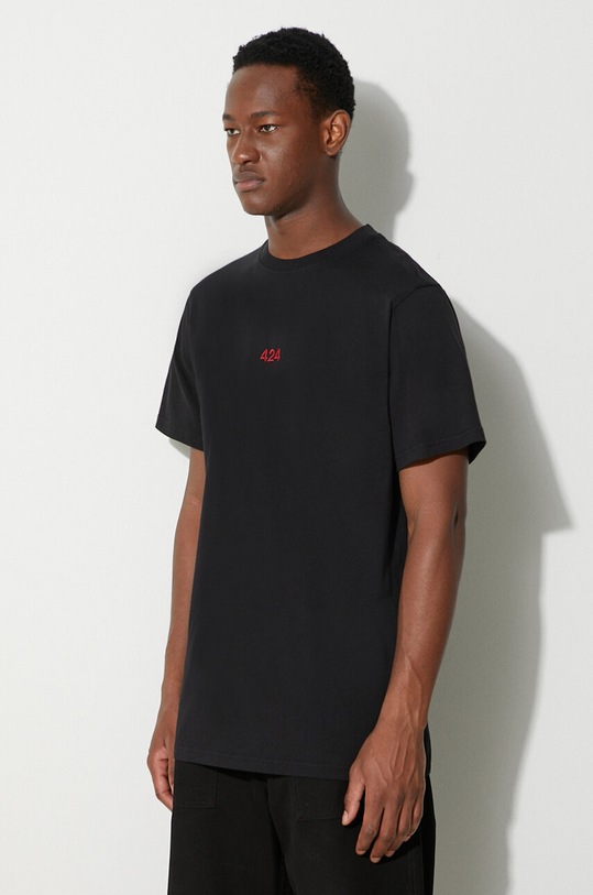 424 cotton t-shirt black 35424M111RX.236533