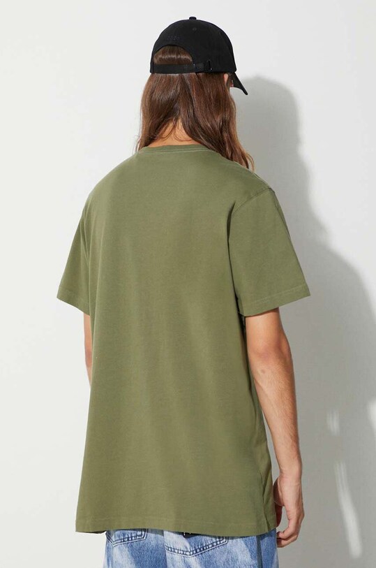 Одяг Бавовняна футболка Maharishi Invisible Warrior T-Shirt 1070.OLIVE зелений