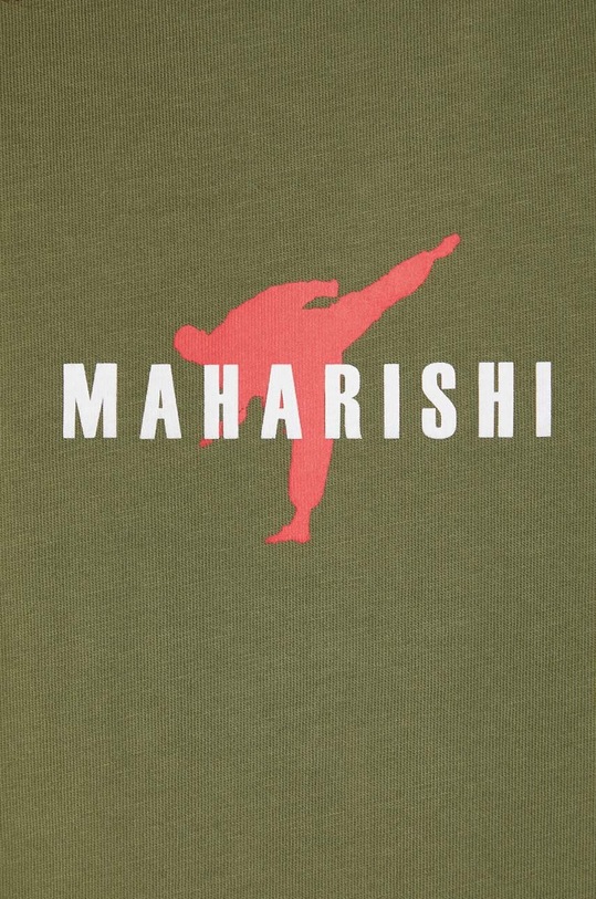 Bavlnené tričko Maharishi Invisible Warrior T-Shirt 1070.OLIVE
