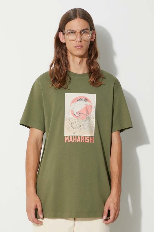 Maharishi t-shirt bawełniany Peace Crane T-Shirt