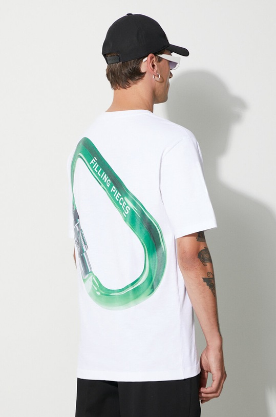 Clothing Filling Pieces cotton t-shirt Carabiner 74417051901 white
