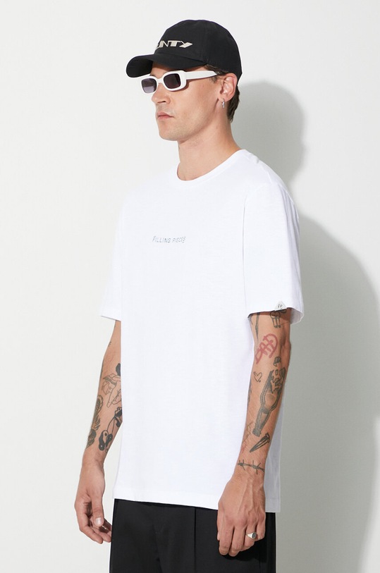 Filling Pieces cotton t-shirt Carabiner white 74417051901
