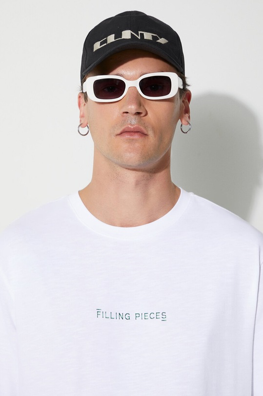 Filling Pieces cotton t-shirt Carabiner 74417051901 white