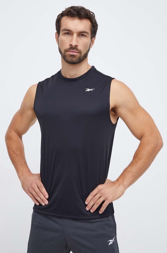 Reebok t-shirt treningowy ID TRAIN regular czarny 100065568