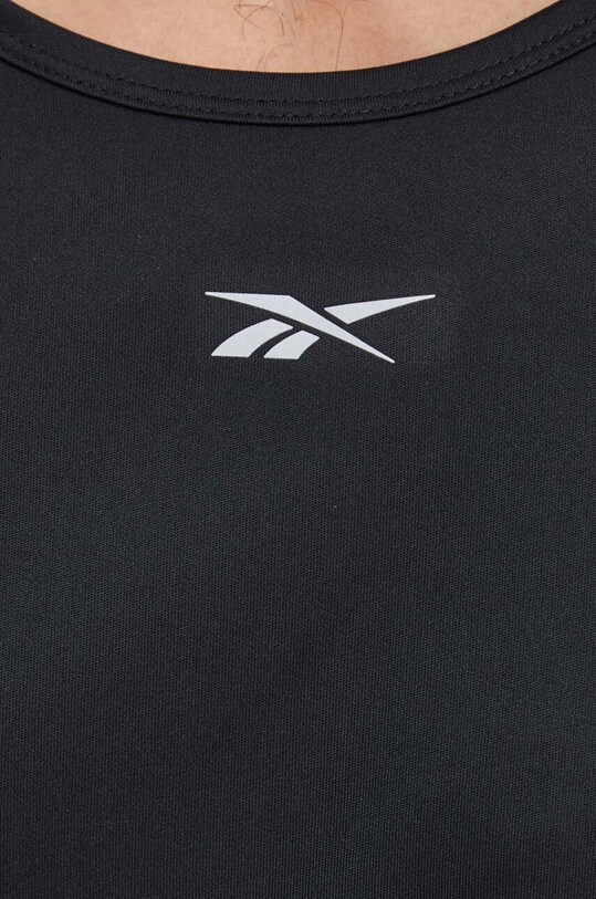 Μπλουζάκι για τρέξιμο Reebok 100070811 μαύρο