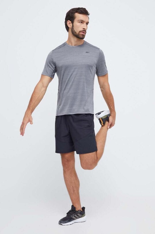 Тренувальна футболка Reebok Motionfresh Athlete 100070851 сірий AW23