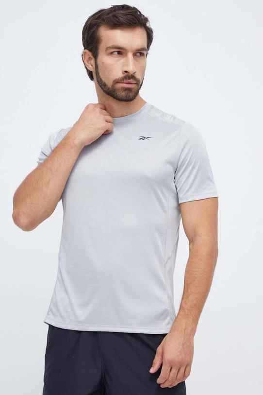 Reebok t-shirt treningowy Motionfresh Athlete 100070722 szary AW23