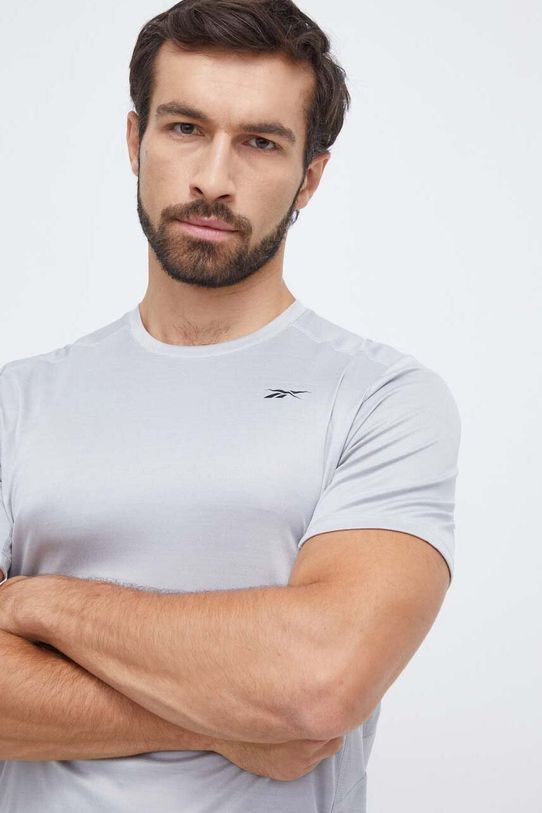 Reebok t-shirt treningowy Motionfresh Athlete szary 100070722