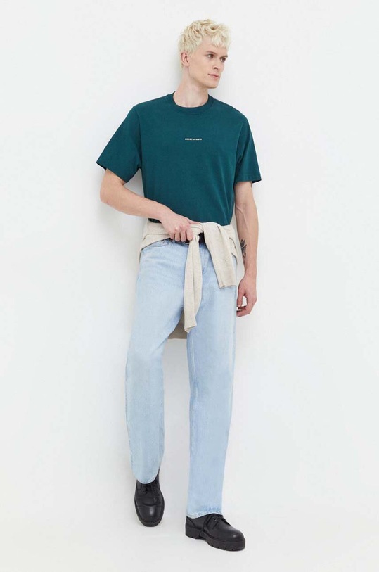 Abercrombie & Fitch t-shirt bawełniany KI123.3234.230 zielony AW23