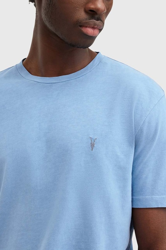 AllSaints tricou MD095Z OSSAGE SS CREW MD095Z albastru AW23