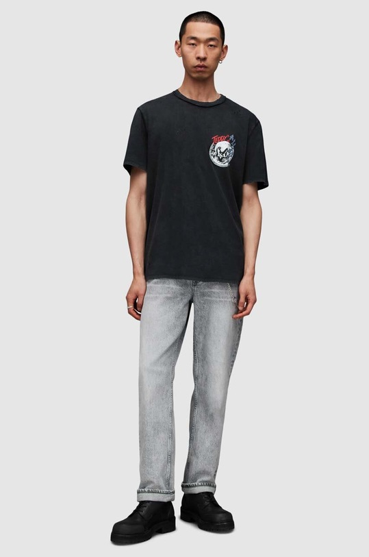 Μπλουζάκι AllSaints MG059Z STRAY SS CREW MG059Z
