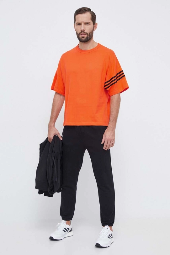 adidas Originals tricou din bumbac IM2094 portocaliu AW23