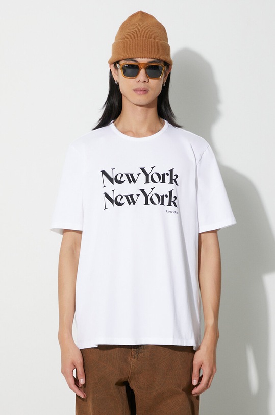 Хлопковая футболка Corridor New York New York T-Shirt хлопок белый TS0007.WHT