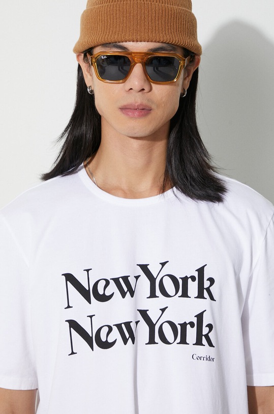 Хлопковая футболка Corridor New York New York T-Shirt TS0007.WHT белый