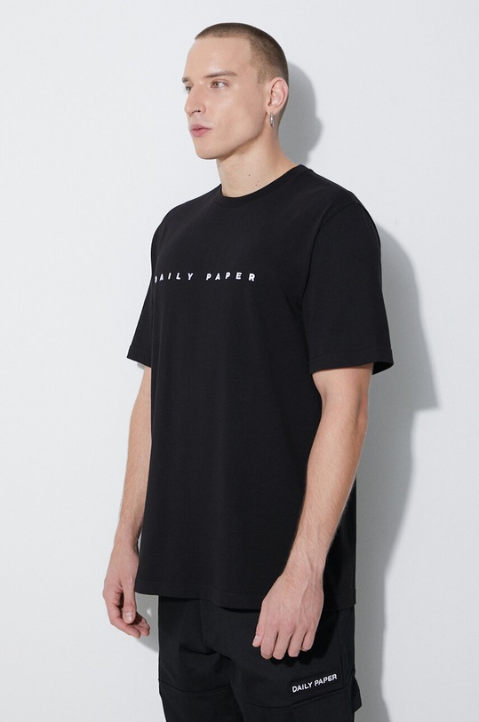 Daily Paper cotton t-shirt Alias Tee black 2021181
