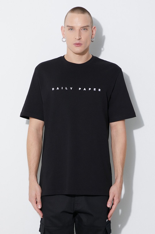 Daily Paper cotton t-shirt Alias Tee 2021181 black
