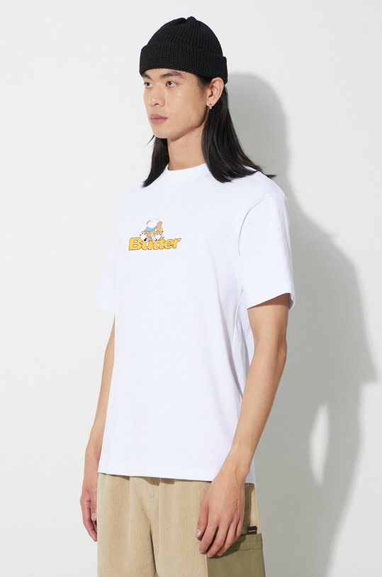 Butter Goods t-shirt in cotone Teddy Logo Tee bianco BGQ3230101