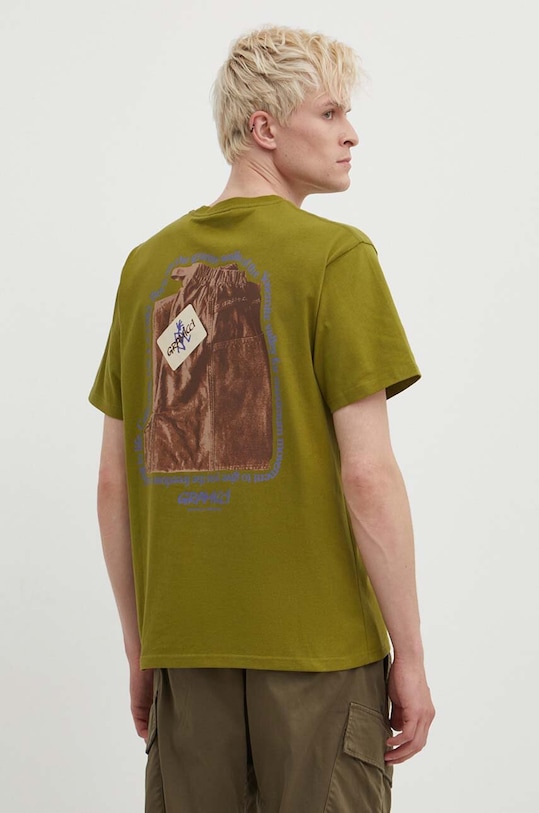 Gramicci t-shirt bawełniany Og Gadget Pant Tee zielony G3FU.T066