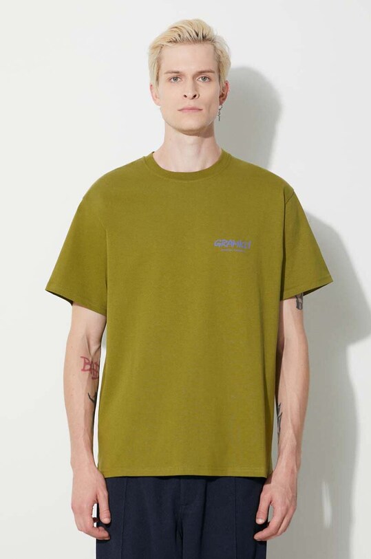Gramicci t-shirt bawełniany Og Gadget Pant Tee zielony G3FU.T066