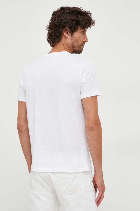 Odzież Karl Lagerfeld t-shirt bawełniany 532251.755072 biały