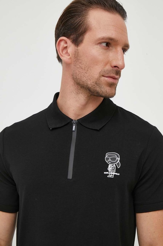 Karl Lagerfeld polo czarny 531221.745081