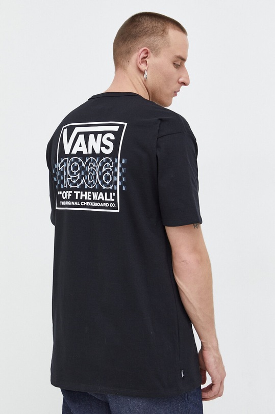 Odzież Vans t-shirt bawełniany VN000F4QBLK1 czarny