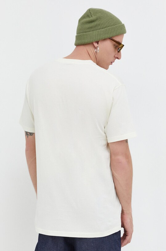 Vans t-shirt bawełniany VN000F3AFS81 beżowy AW23