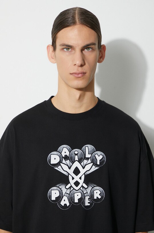 Daily Paper cotton t-shirt Omar 2323063 black