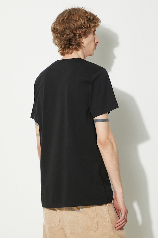 Clothing Maharishi cotton t-shirt Tiger Vs. Dragon T-Shirt 1078.BLACK black