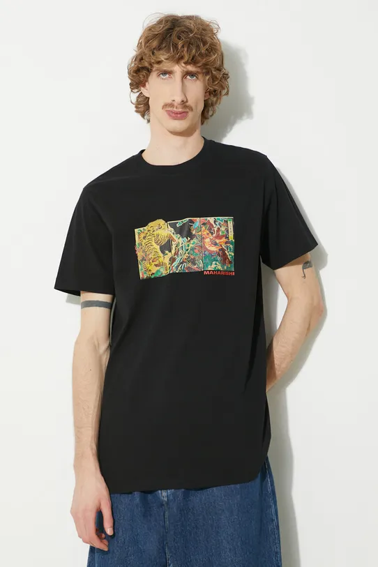 Maharishi t-shirt bawełniany Tiger Vs. Samurai T-Shirt