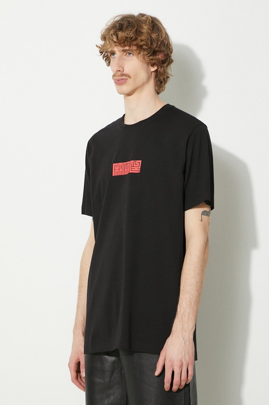 Pamučna majica Maharishi Hanko Organic Printed T-Shirt 1085.BLACK crna