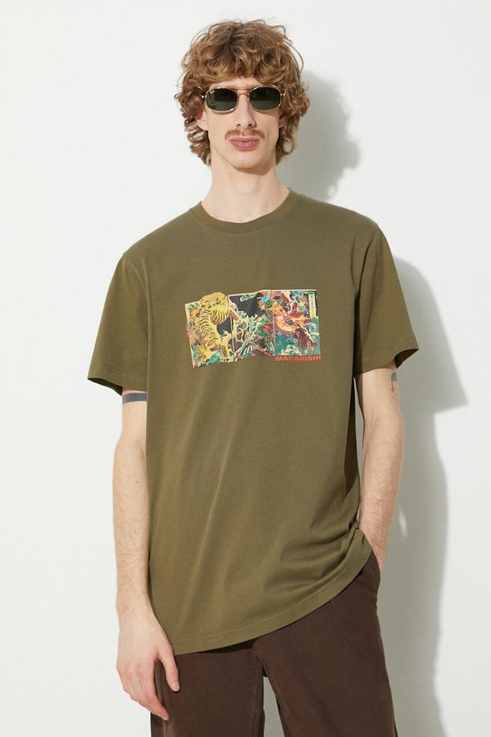 Памучна тениска Maharishi Tiger Vs. Samurai T-Shirt
