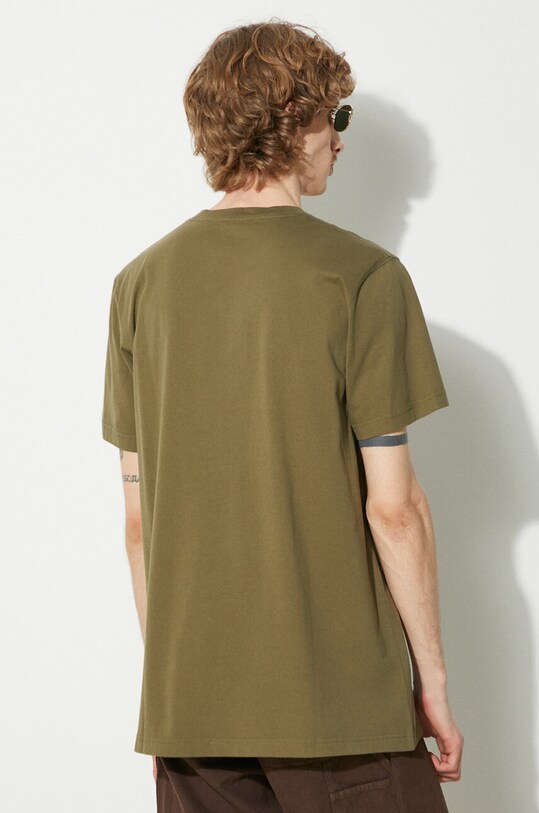 Îmbrăcăminte Maharishi tricou din bumbac Tiger Vs. Samurai T-Shirt 1079.OLIVE verde