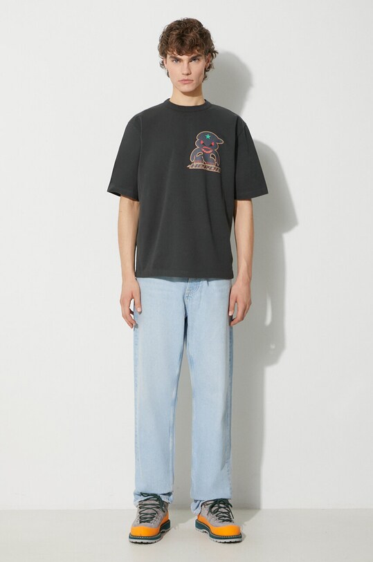 Heron Preston cotton t-shirt Hp Monster Ss Tee HMAA032F23JER0181007 gray AW23