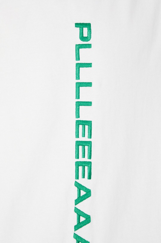 Bavlněné tričko PLEASURES Drag Heavyweight Shirt P23W034.WHITE bílá