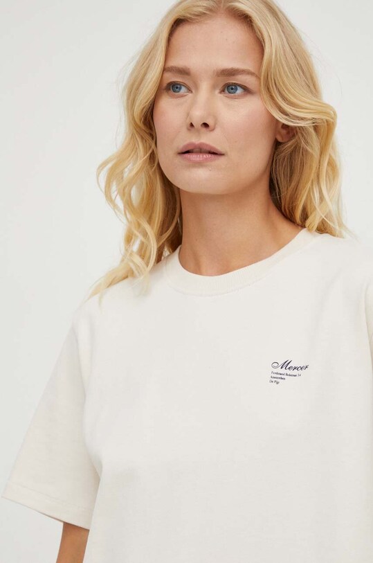 Βαμβακερό μπλουζάκι The Mercer Brand MEAP233008