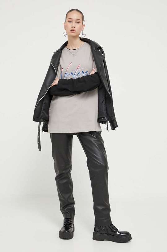 Oblečenie Bavlnené tričko Vertere Berlin VER.T186 béžová