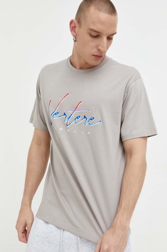 Bavlnené tričko Vertere Berlin béžová VER.T186
