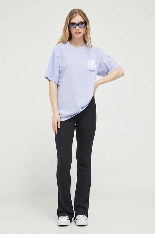 Odzież Vertere Berlin t-shirt bawełniany VER.T175 fioletowy