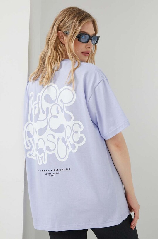 Vertere Berlin t-shirt bawełniany VER.T175 fioletowy