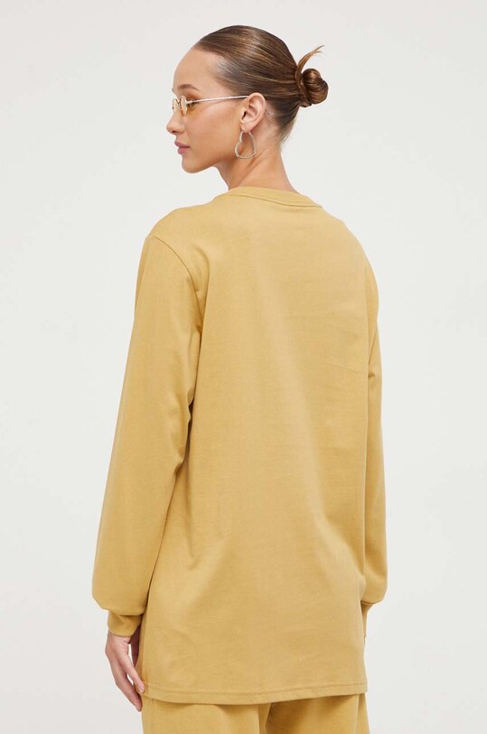 Converse longsleeve bawełniany brązowy 10023872.A09
