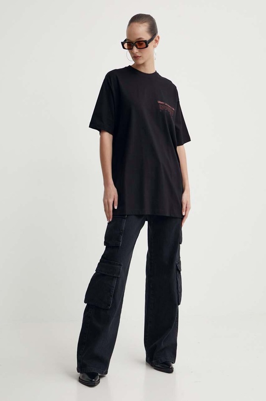 Odzież Vertere Berlin t-shirt bawełniany VER.T85 czarny