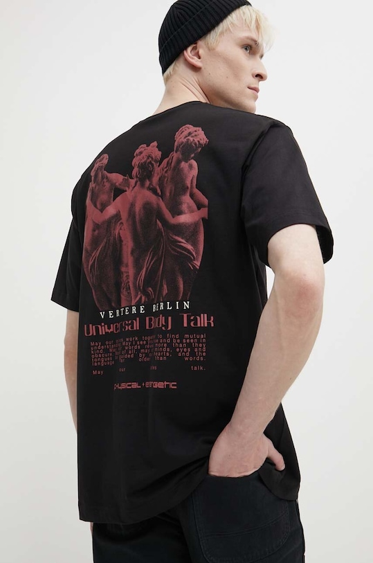 Vertere Berlin t-shirt bawełniany VER.T85 czarny