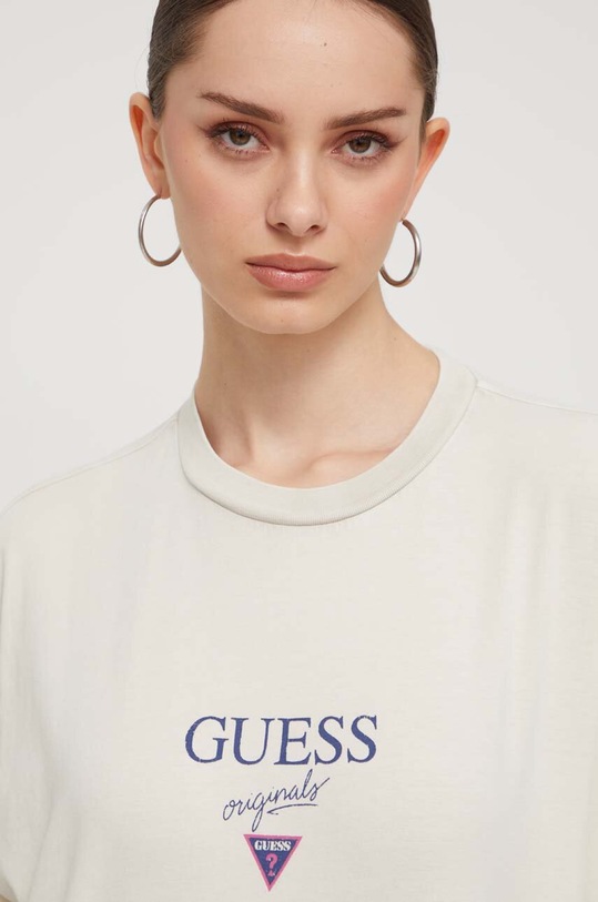 Βαμβακερό μπλουζάκι Guess Originals M3BI89K9XF1