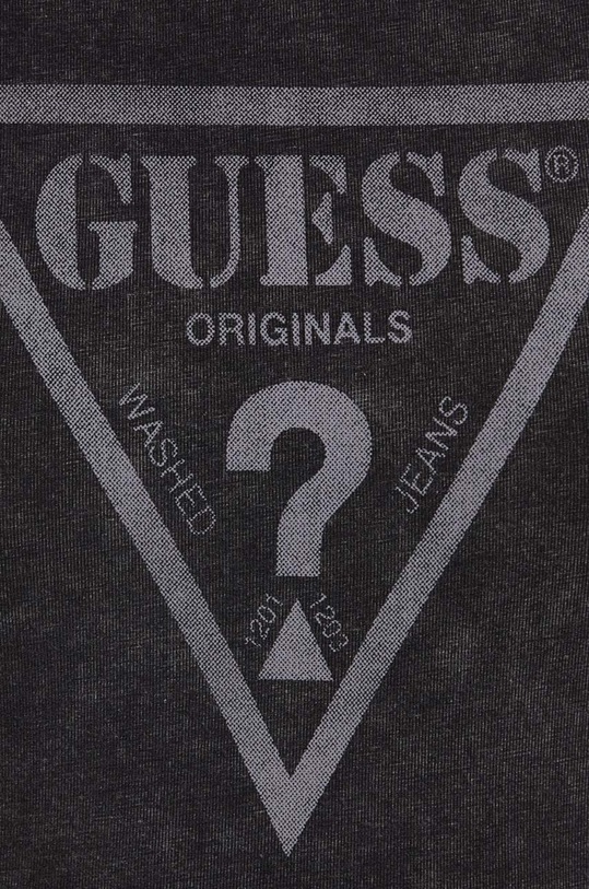 Μπλουζάκι Guess Originals W3BI06KA0Q1 μαύρο