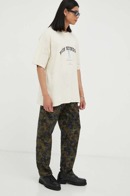 Won Hundred tricou din bumbac bej 2998.12071