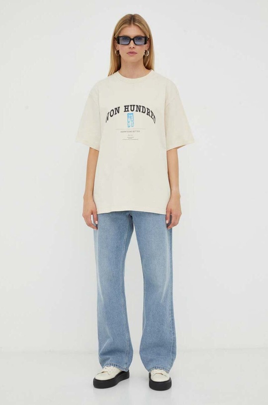 Won Hundred tricou din bumbac 2998.12071 bej