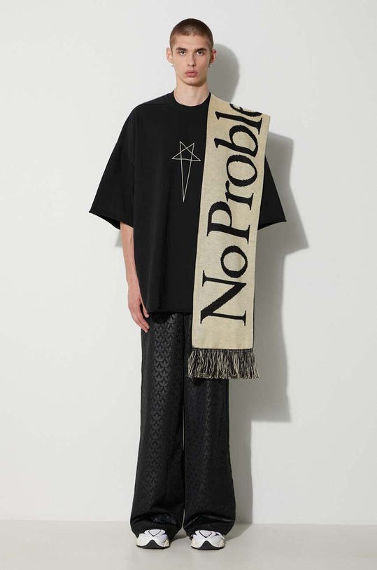 Rick Owens cotton t-shirt DU02C5259.RIGEP3 black AW23