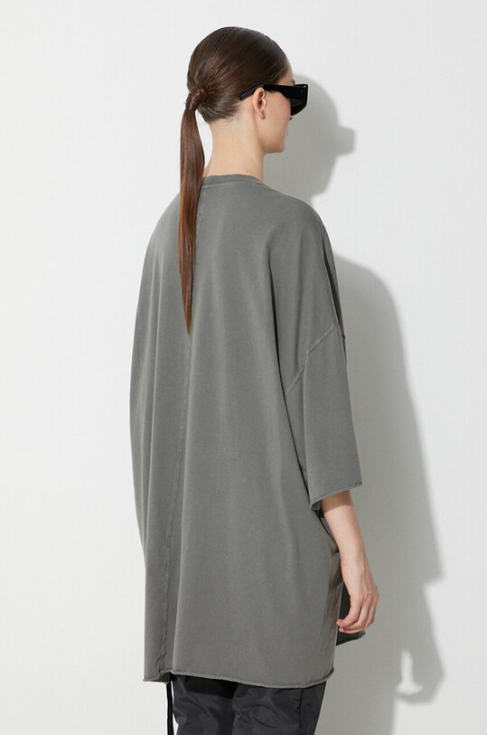 Rick Owens t-shirt bawełniany DU02C5259.RN szary