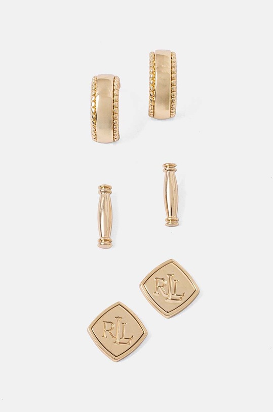 Lauren Ralph Lauren kolczyki PE LOGO TRIO 3-pack 3-pack złoty 14G00849